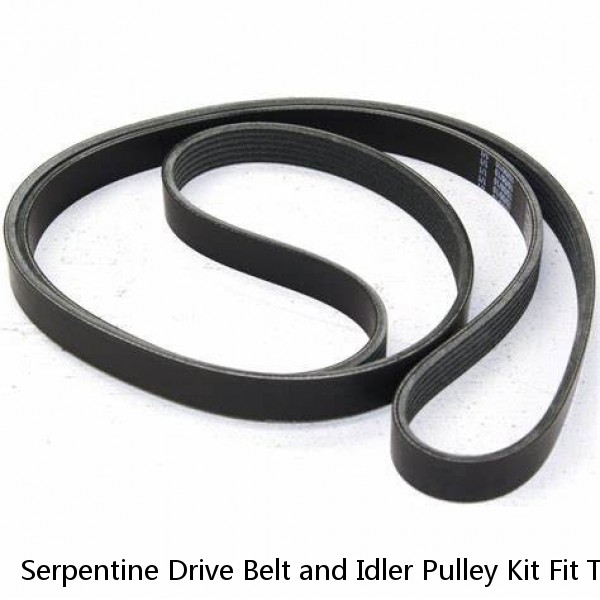 Serpentine Drive Belt and Idler Pulley Kit Fit Toyota Sienna 06-10 V6 3.5L 2GRFE #1 small image