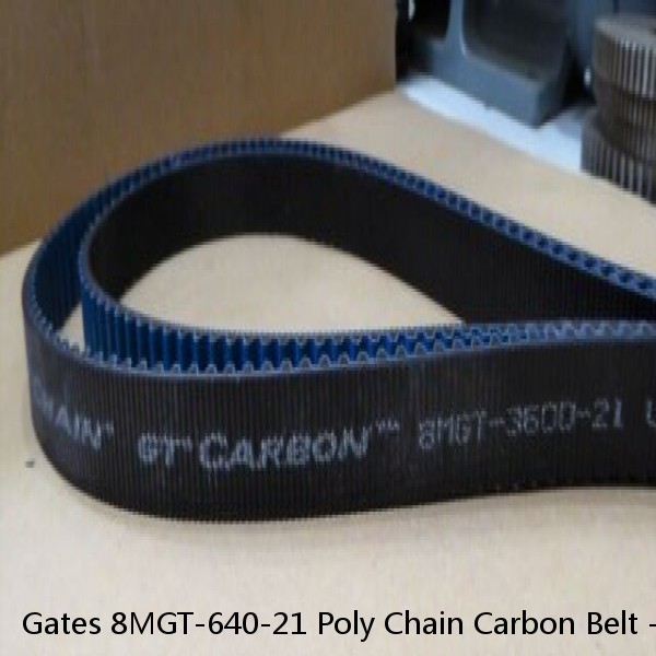 Gates 8MGT-640-21 Poly Chain Carbon Belt - 21mm Width - 8mm Pitch - Brand New
